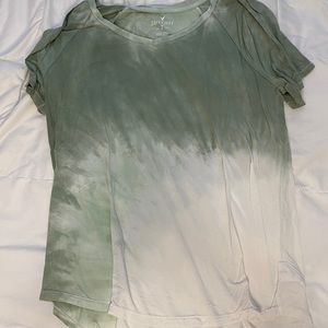 green ombré soft and sexy t-shirt